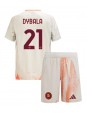 Otroške Nogometnih dresov AS Roma Paulo Dybala #21 Gostujoči 2024-25 Kratki rokavi (+ hlače)